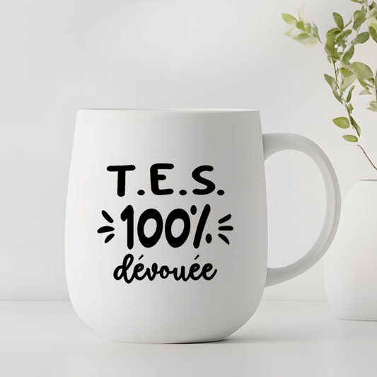 Décalque de vinyle - TES - TES 100% dévouée (FÉMININ) V2