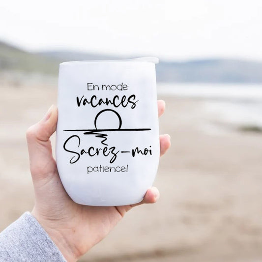 Décalque de vinyle - En mode vacances - Sacrez-moi patience ! v2