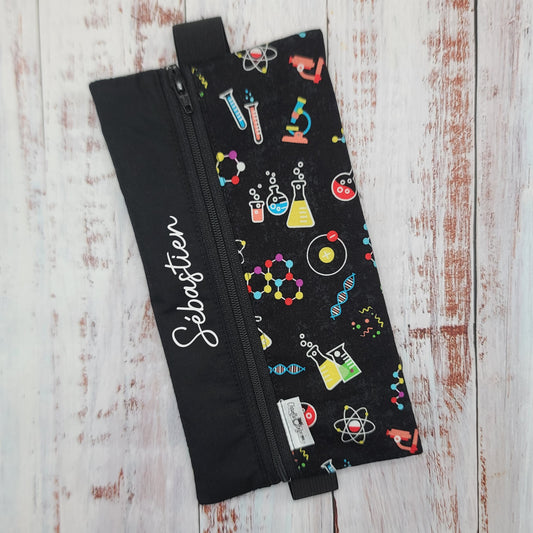 Étuis à crayons à élastique marque-page - Signet - Pour agenda, livres, etc. - École / Sciences / Chimie  / Éprouvettes