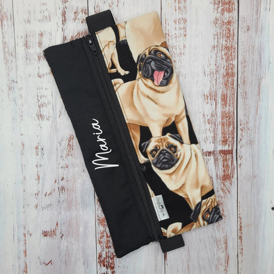 Étuis à crayons à élastique marque-page - Signet - Pour agenda, livres, etc. - Chiens Pogues