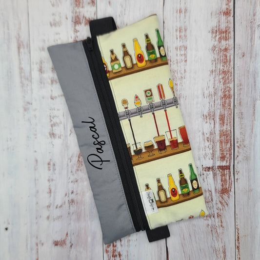 Étuis à crayons à élastique marque-page - Signet - Pour agenda, livres, etc. - Bières / Alcool