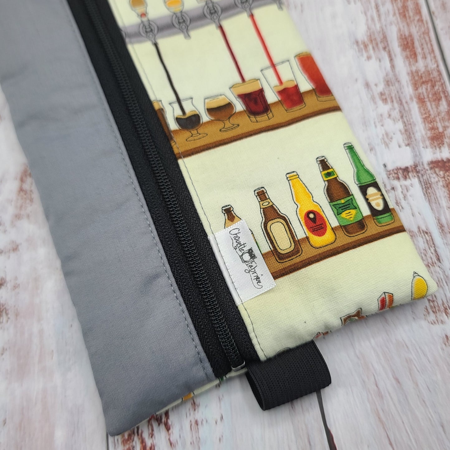 Étuis à crayons à élastique marque-page - Signet - Pour agenda, livres, etc. - Bières / Alcool