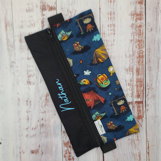 Étuis à crayons à élastique marque-page - Signet - Pour agenda, livres, etc. - Camping / Randonnée