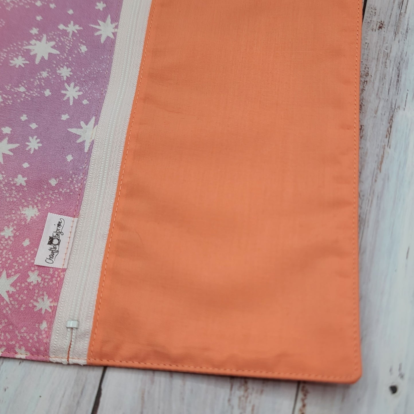 Napperon personnalise (Couleur d'impression au choix) - Étincelles - Pastel - Pochette corail