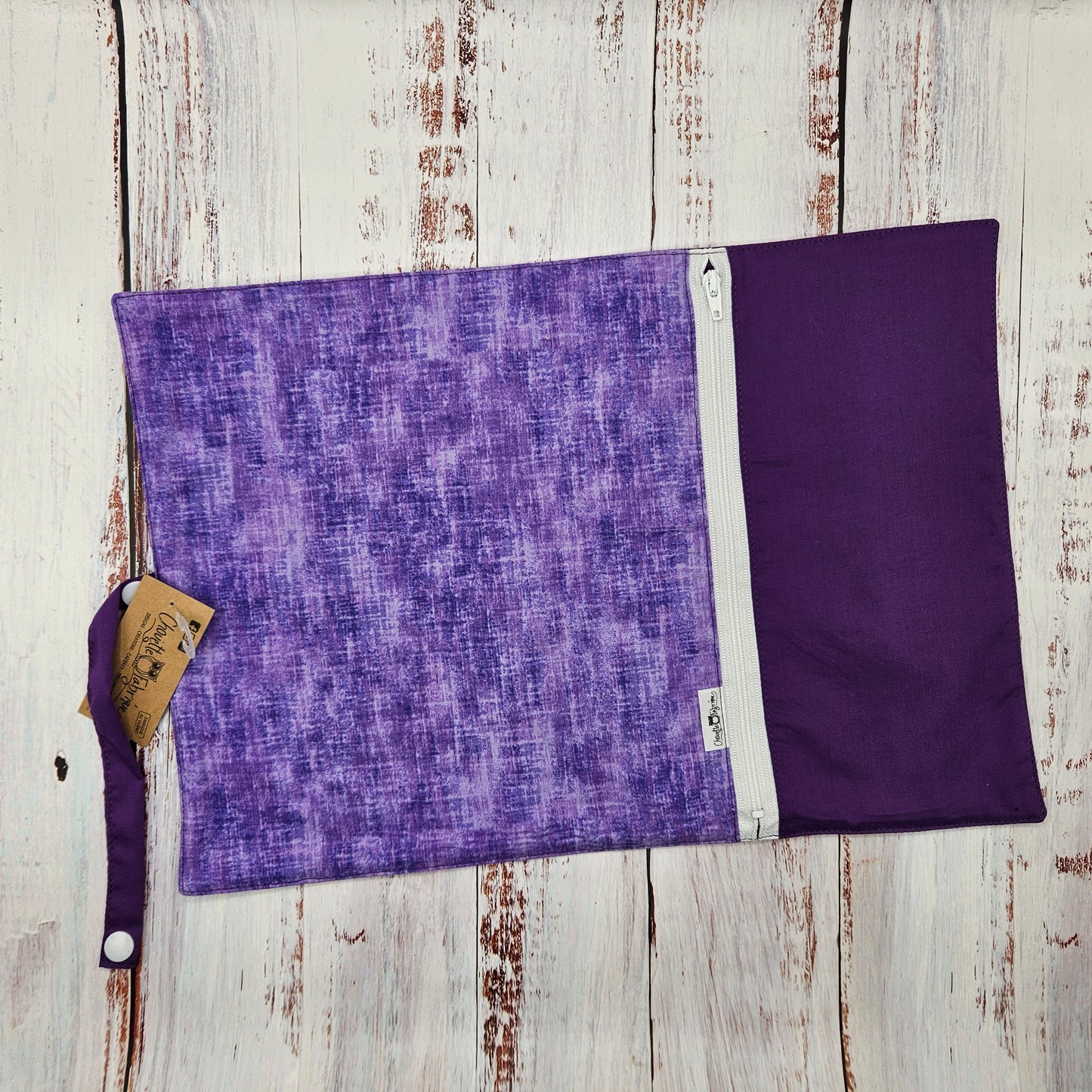 Napperon personnalise (Couleur d'impression au choix) - Motifs abstraits teintes de lilas, mauve & violet - Pochette violette
