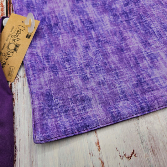 Napperon personnalise (Couleur d'impression au choix) - Motifs abstraits teintes de lilas, mauve & violet - Pochette violette