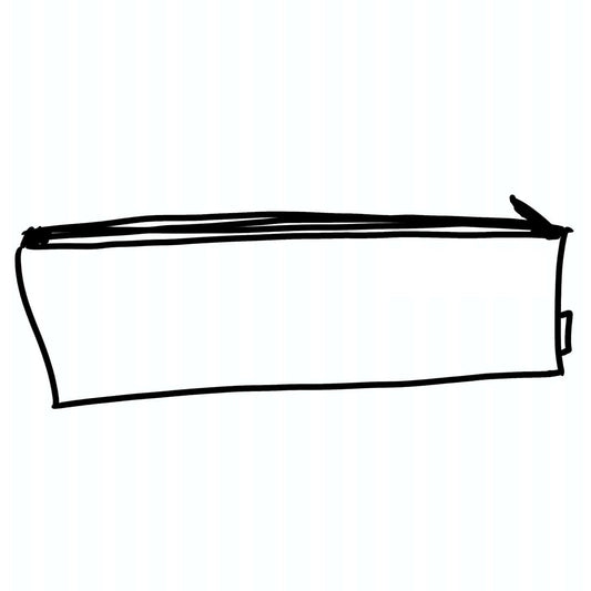 *RÉSERVÉ POUR M.G.* - Pochette à ustensiles, brosse à dents, etc. - Sac réutilisable, lavable et imperméable