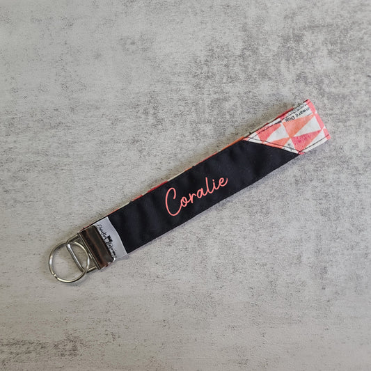 Porte-clé - PERSONNALISÉ - Dragonne - Poignet - Journal Corail