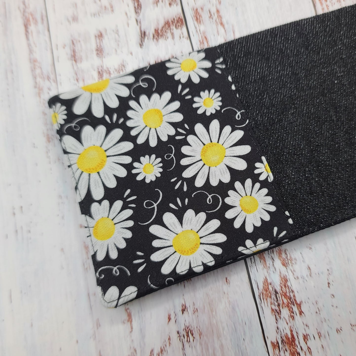 Protège-carnet de santé - Vaccination - Personnalisé - Fleurs - Marguerites