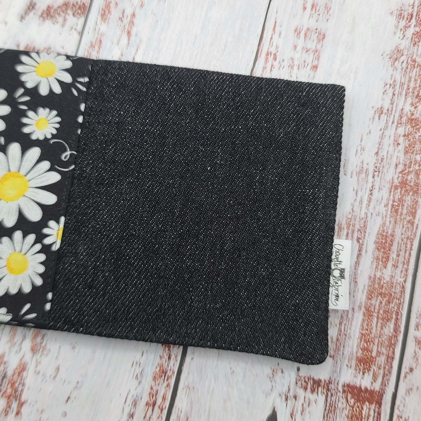 Protège-carnet de santé - Vaccination - Personnalisé - Fleurs - Marguerites