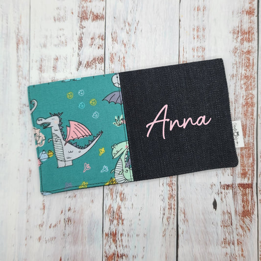 Protège-carnet de santé - Vaccination - Personnalisé - Féérique - Dragons