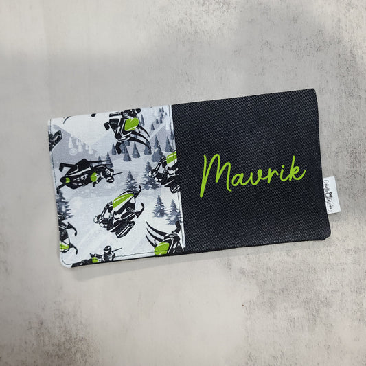 Protège-carnet de santé - Vaccination - Personnalisé - Motoneiges