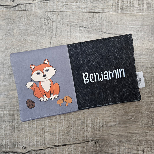 Protège-carnet de santé - Vaccination - Personnalisé - Animaux - Imprimé - Renard
