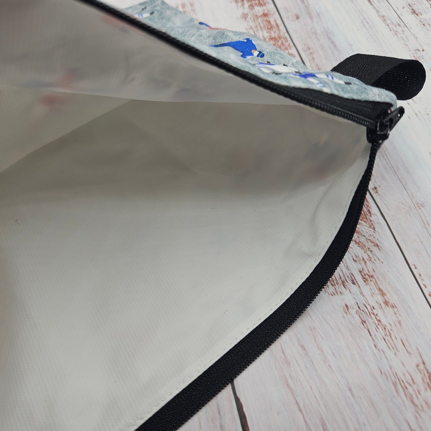 Sac réutilisable format LIVRE (8 x 12 pouces)  - Hockey
