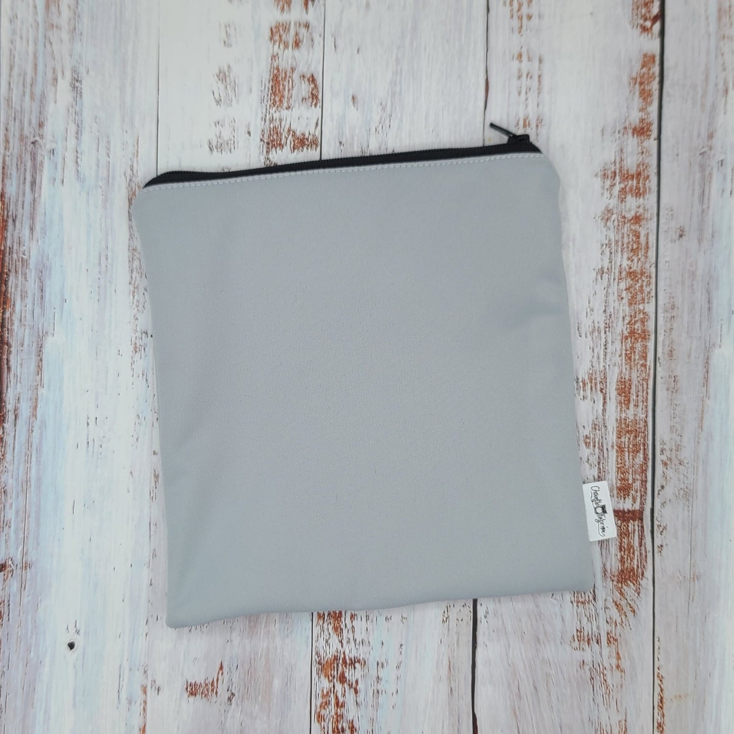 Sac réutilisable pour collation ou sandwich – Gris pâle