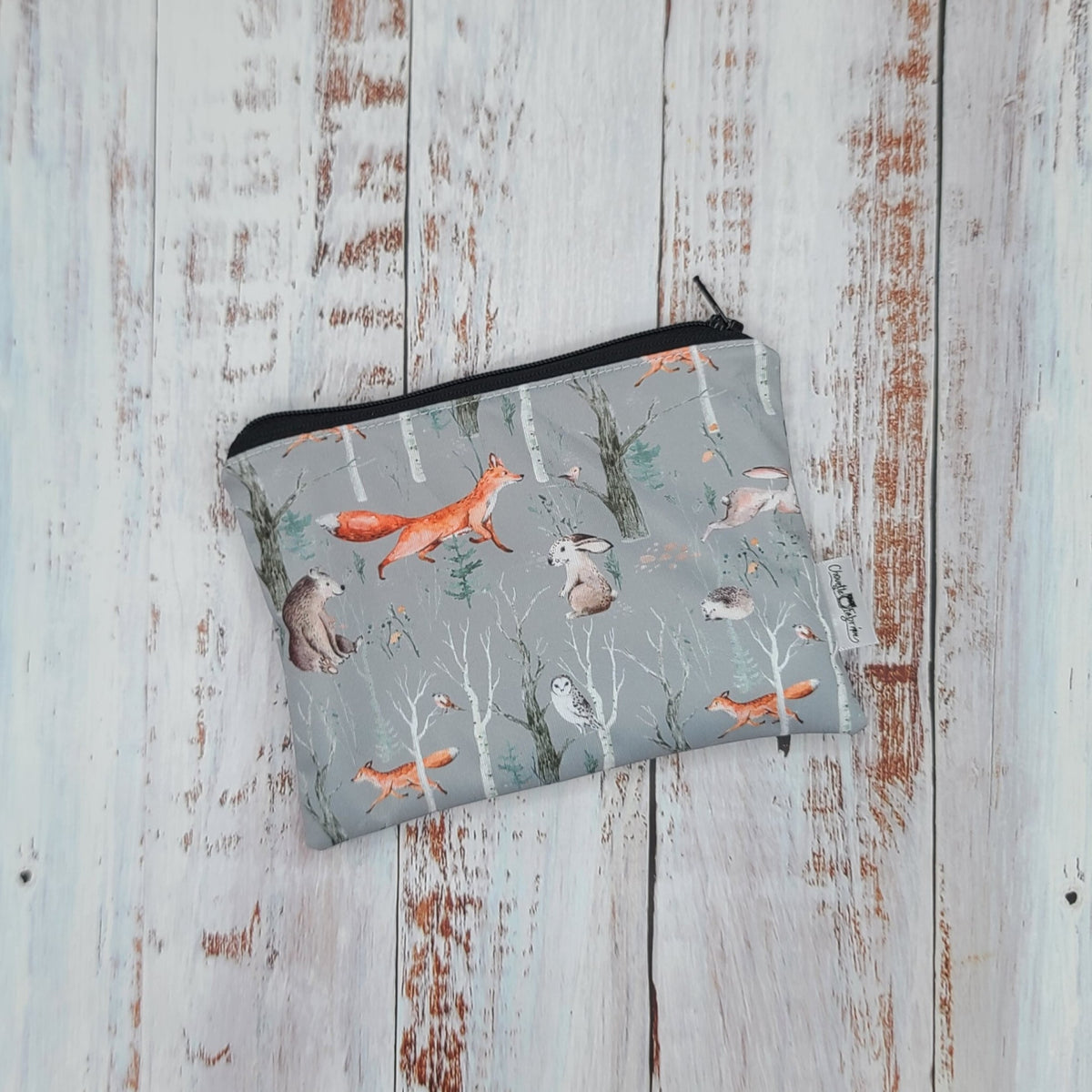 Sac réutilisable pour collation ou sandwich – Animaux - Renards, hérissons, ours, lièvres, hiboux et oiseaux