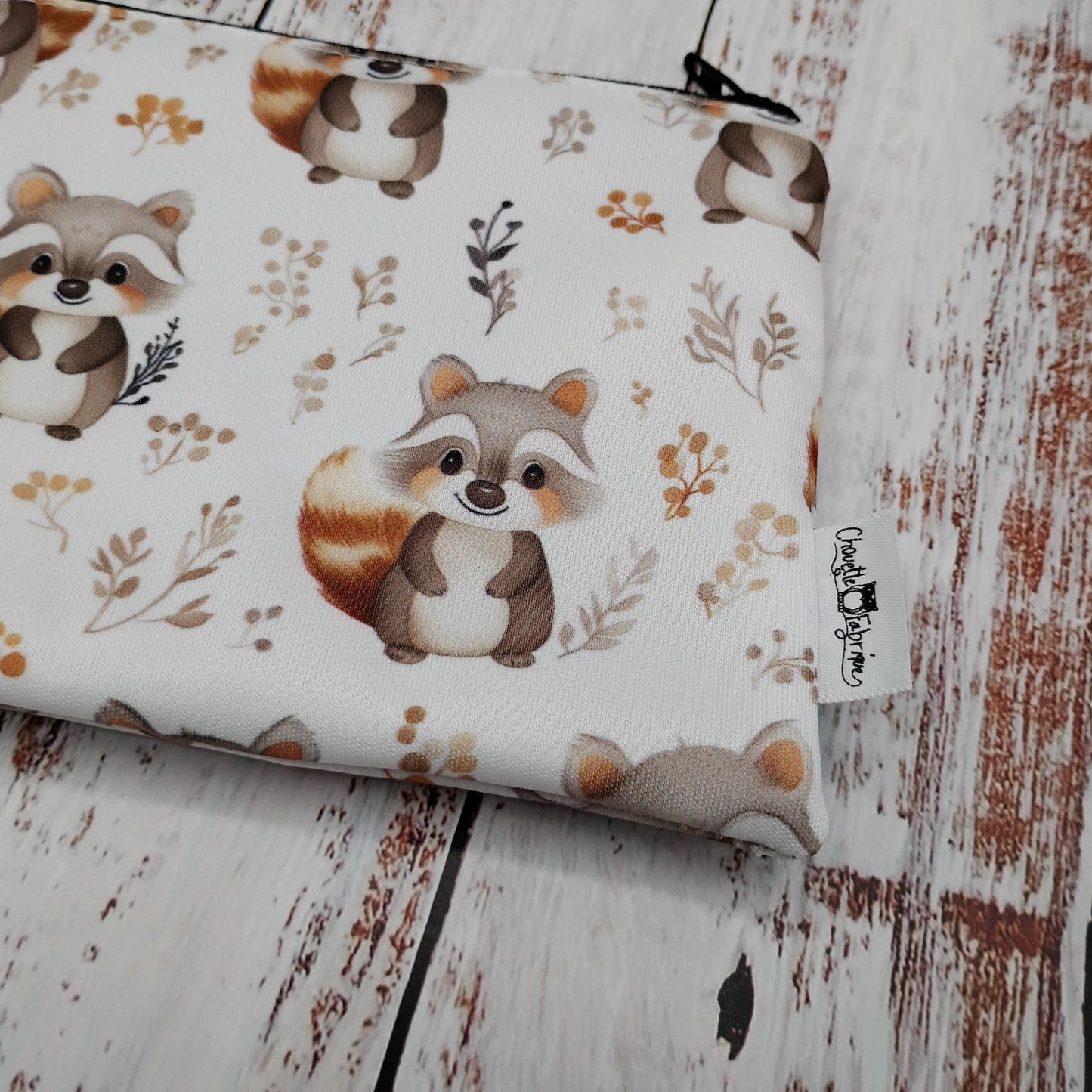 Sac réutilisable pour collation ou sandwich – Animaux – Raton-laveurs Woodland - Raccoon