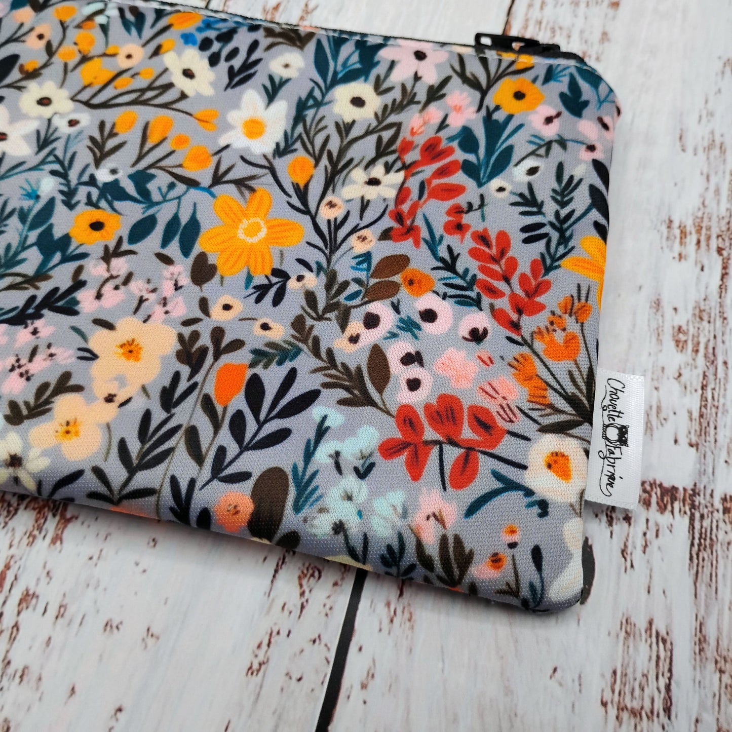 Sac réutilisable pour collation ou sandwich – Fleurs - Jardin doré / Golden garden