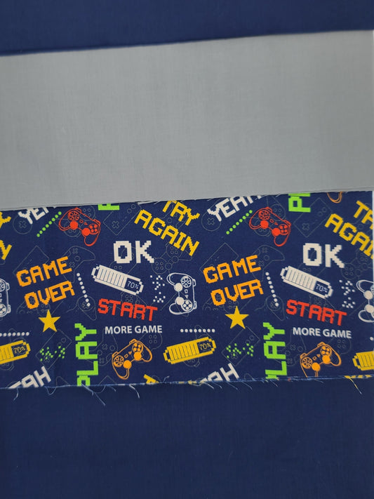 Sac de sport ou à souliers - Personnalisé - Gamer - Jeux vidéos - Game over - Haut gris