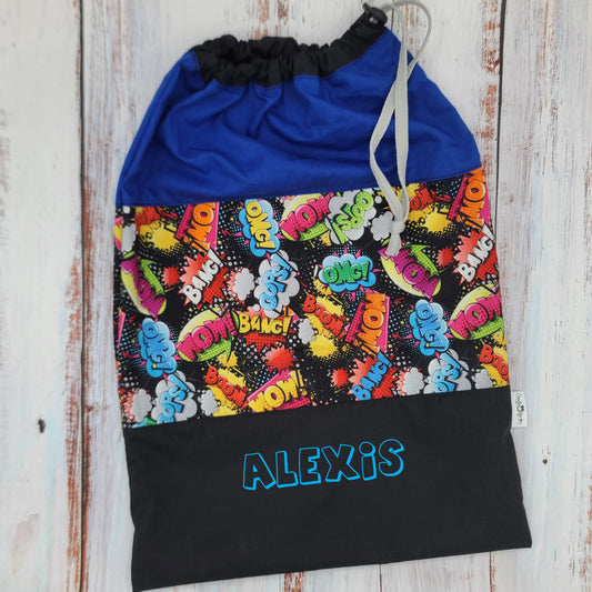 Sac de sport ou à souliers - Personnalisé - Super héros - Bande dessinée/Comics books