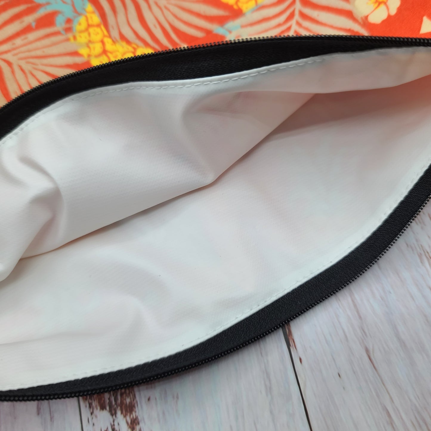 Sac réutilisable format LIVRE (8 x 12 pouces)  - Ananas