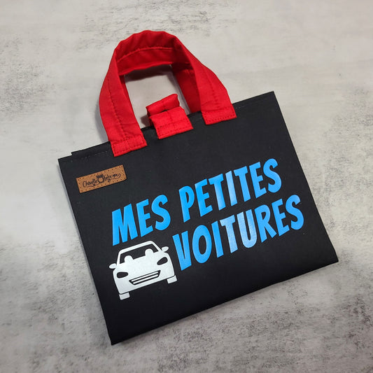 Tapis de jeux pour petites voitures - Se transforme en valise de transport