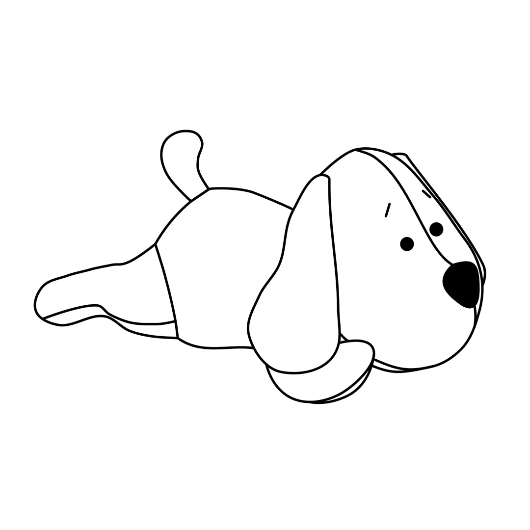 Peluche - Toutou - Chien (15") - Souvenirs / Mémoires
