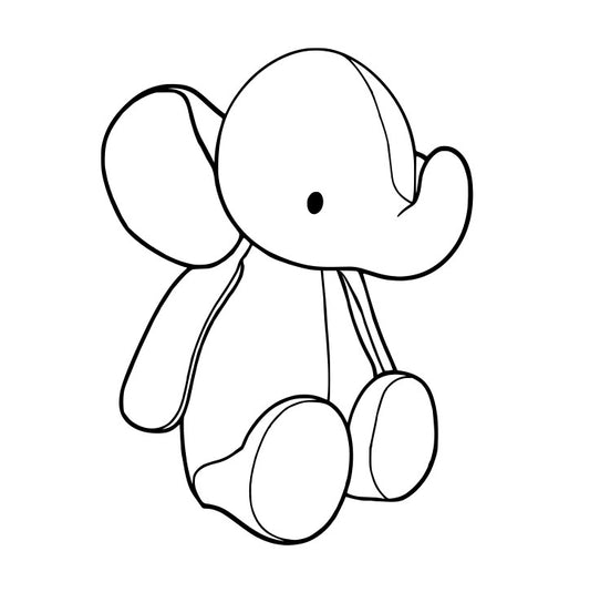 Peluche - Toutou - Éléphant - Souvenirs/Mémoires