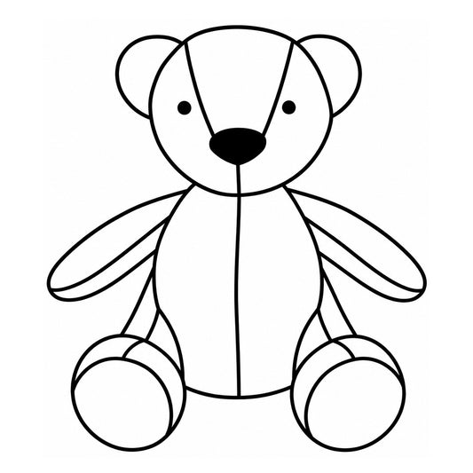 Peluche - Toutou - Ourson (12") - Museau intégré - Souvenirs / Mémoires