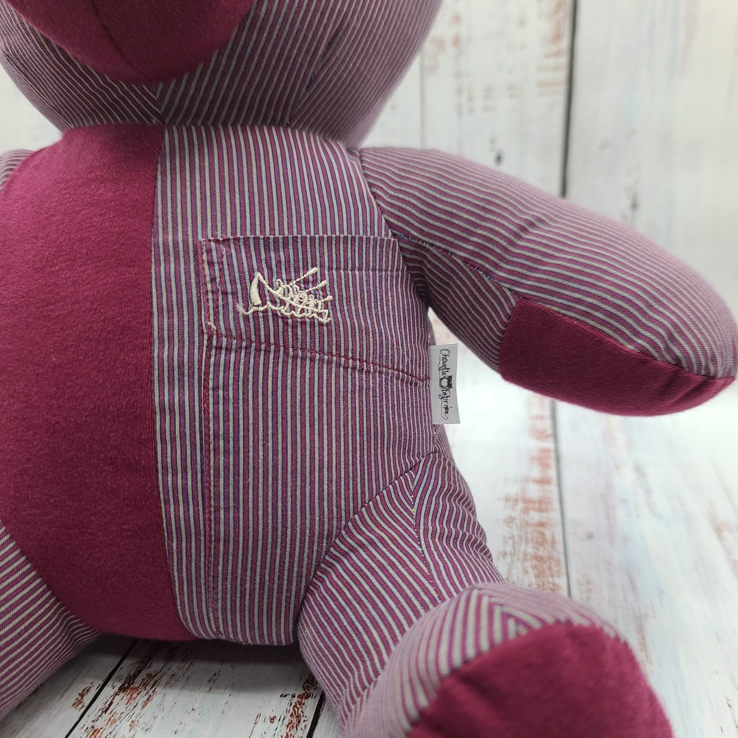 Peluche - Toutou - Ourson (15") - Souvenirs / Mémoires (Possibilité de LESTER la peluche au poids de naissance) LESTAGE