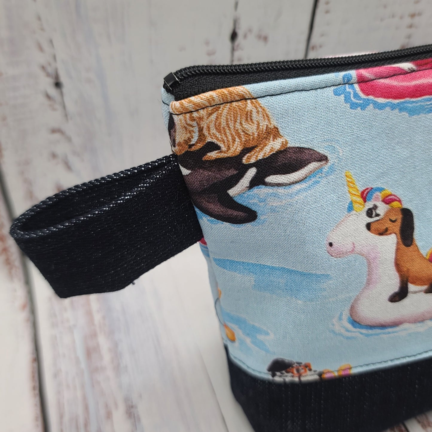 Trousse de voyage - Sac à cosmétiques/maquillage - Étui à crayons - Animaux - Chiens piscine