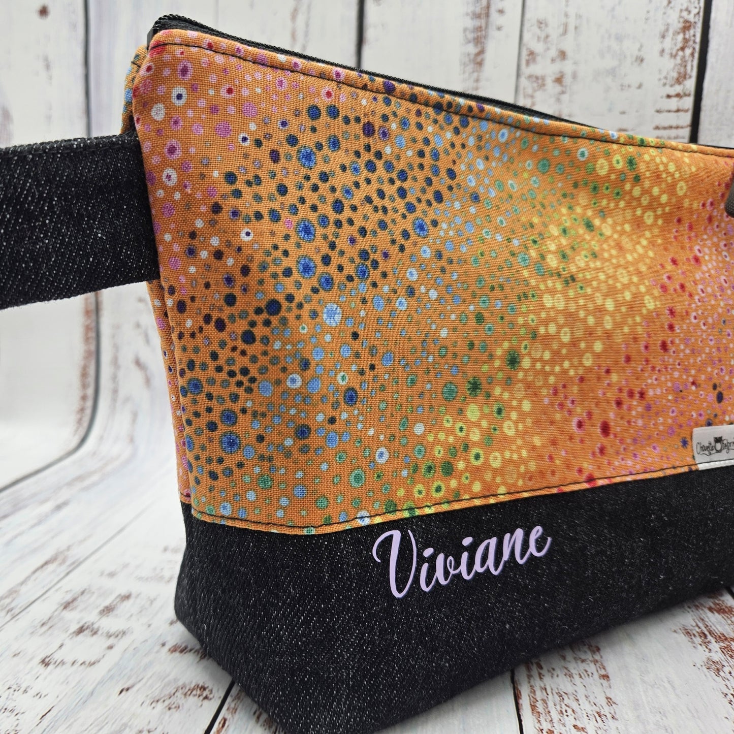 Trousse de voyage - Sac à cosmétiques/maquillage - Étui à crayons - Bulles multicouleurs