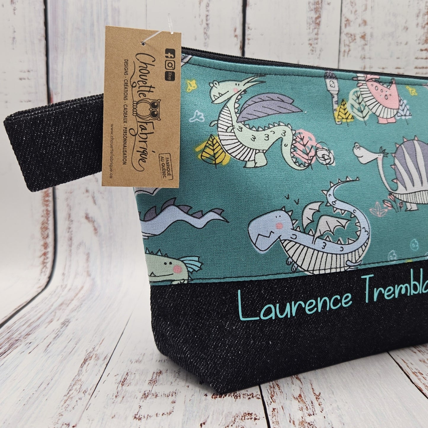 Trousse de voyage - Sac à cosmétiques/maquillage - Étui à crayons - Animaux - Dragons