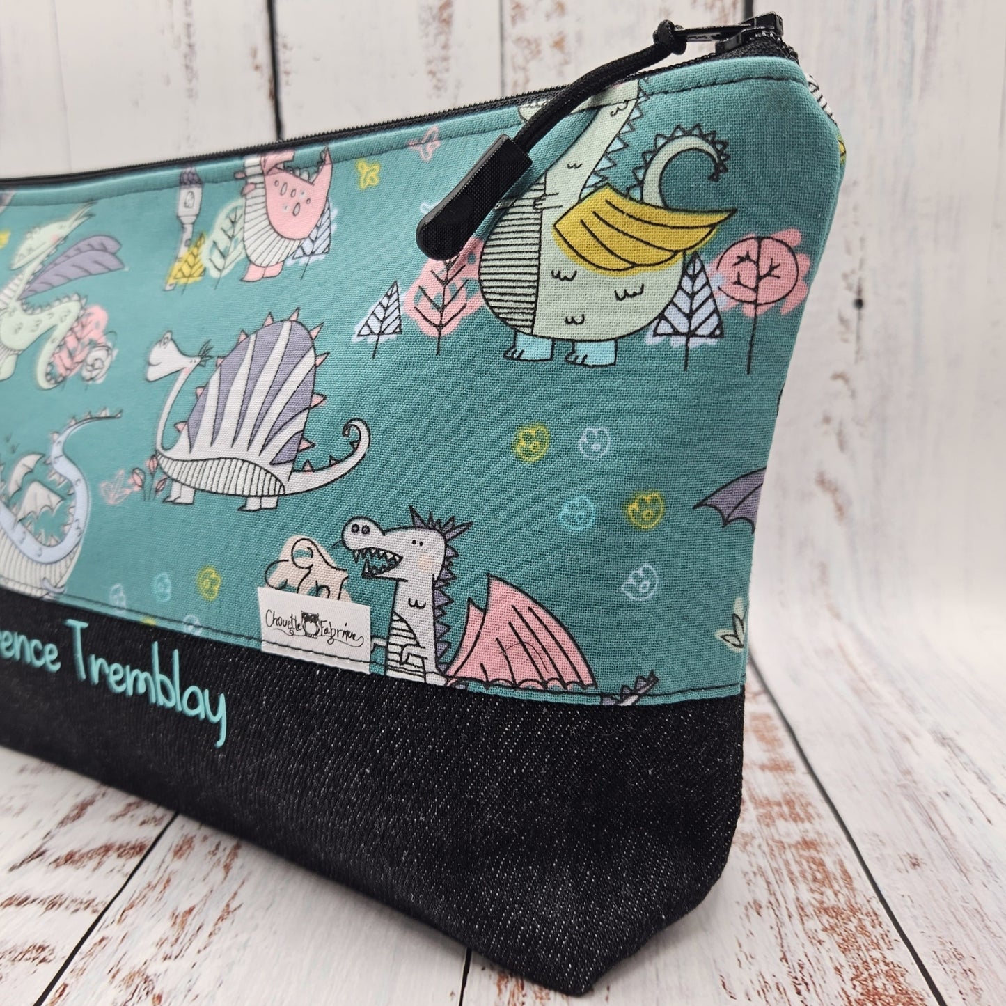 Trousse de voyage - Sac à cosmétiques/maquillage - Étui à crayons - Animaux - Dragons