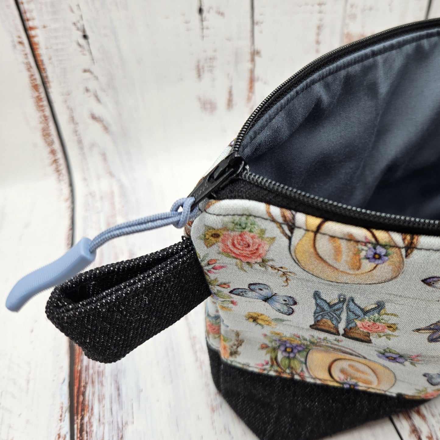 Trousse de voyage - Sac à cosmétiques/maquillage - Étui à crayons - Cowboys - Bottes et chapeaux