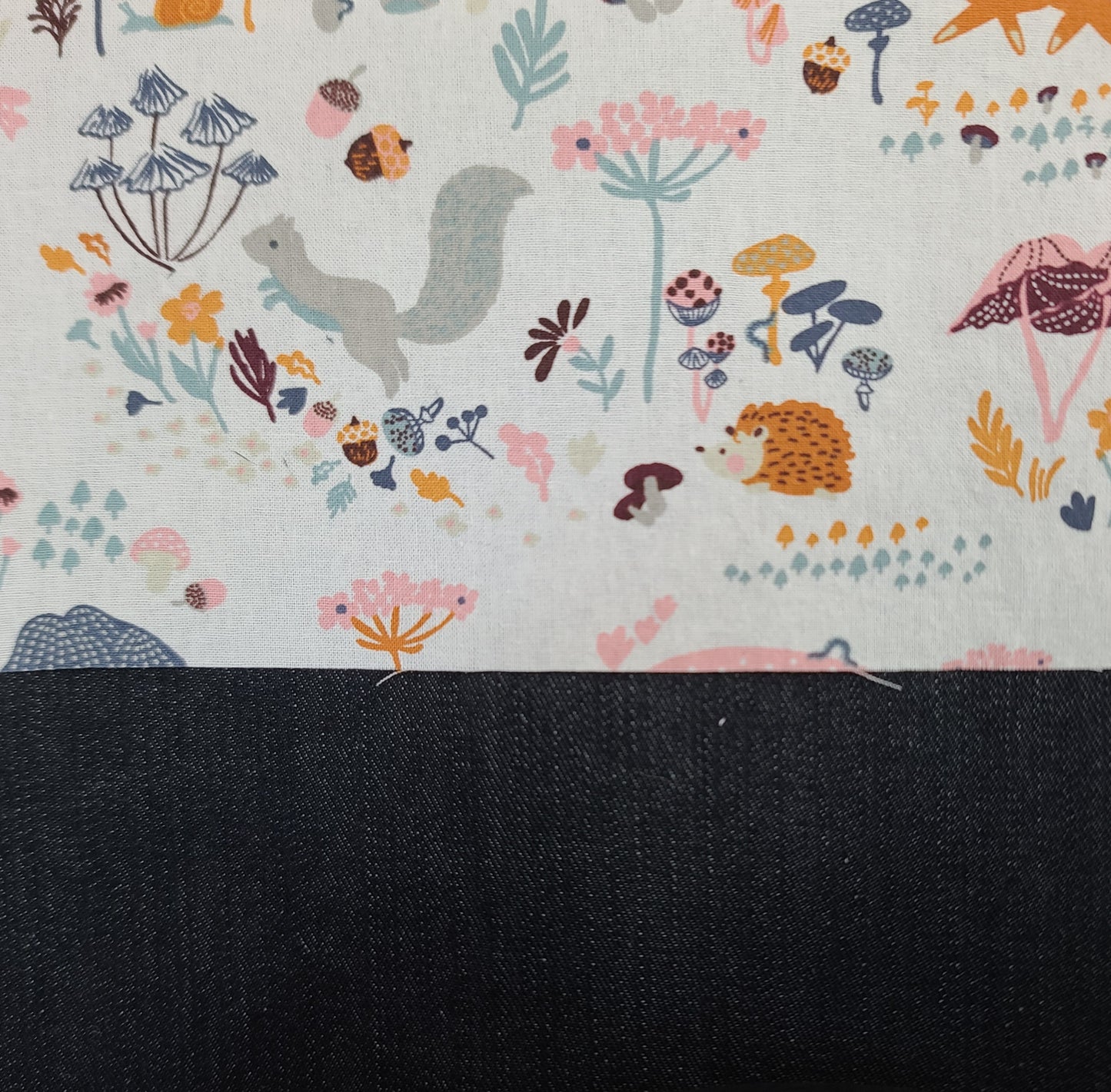 Trousse de voyage - Sac à cosmétiques/maquillage - Étui à crayons - Lièvres, hérissons, escargots noix et champignons