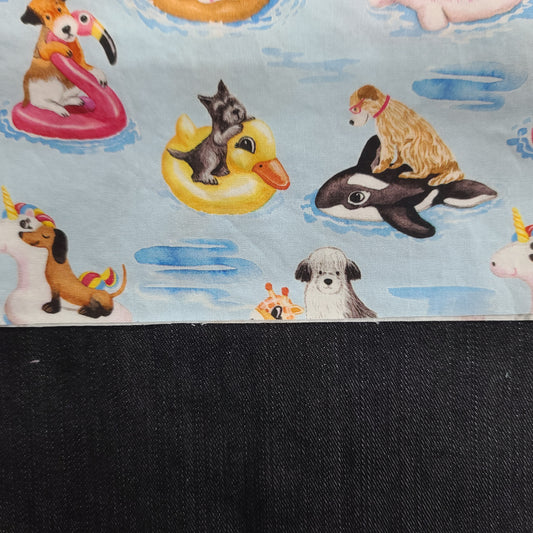 Trousse de voyage - Sac à cosmétiques/maquillage - Étui à crayons - Animaux - Chiens piscine