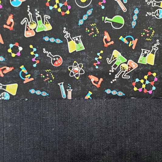 Trousse de voyage - Sac à cosmétiques/maquillage - Étui à crayons - Sciences/Microscope