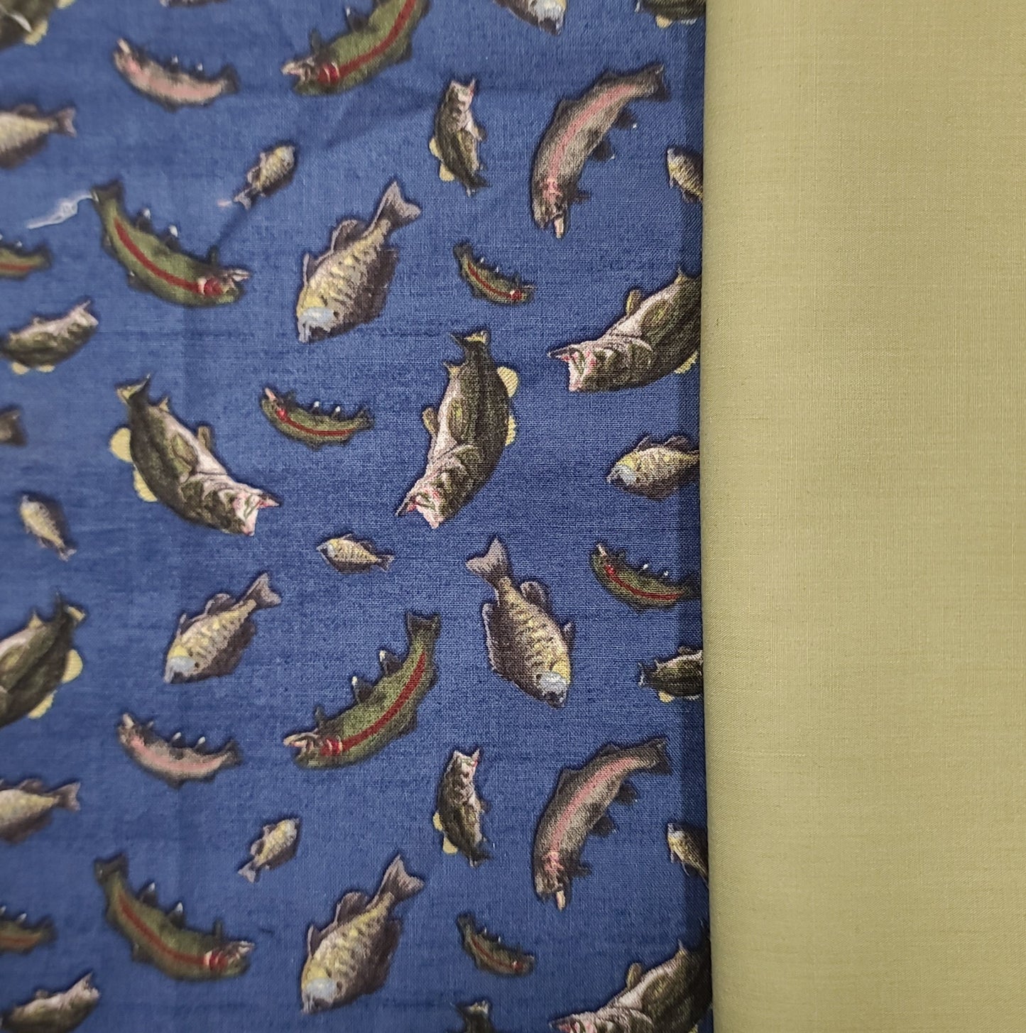 Napperon personnalise (Couleur d'impression au choix) - Animaux - Poissons - Pochette couleur "artichaut"
