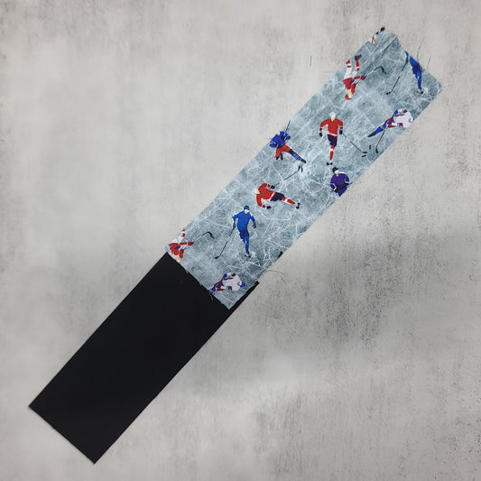 Porte-clé - PERSONNALISÉ - Dragonne - Poignet - Hockey - Bande noire
