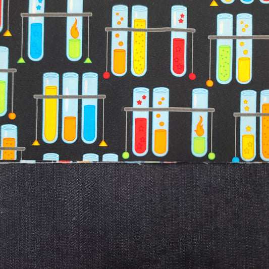 Trousse de voyage - Sac à cosmétiques/maquillage - Étui à crayons - Sciences/Éprouvettes