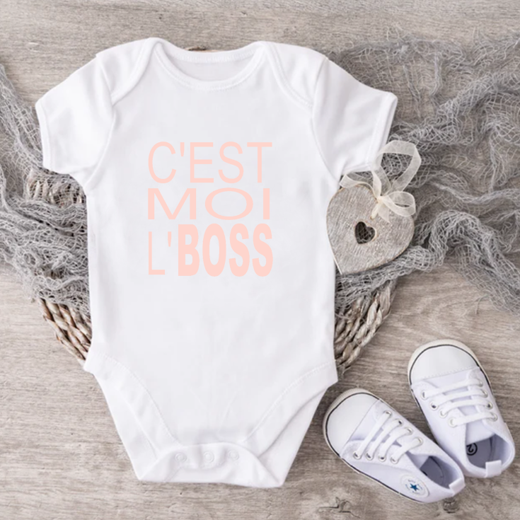 Cache-couche pour bébé - C'est moi l'boss