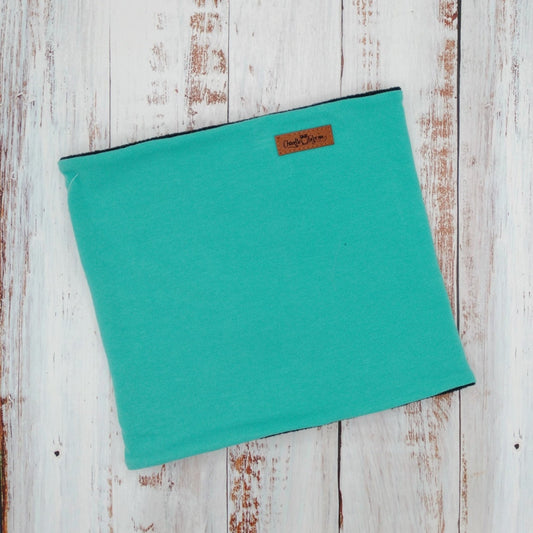 ENFANT - Cache-Cou (JERSEY) Printemps/Automne – Turquoise