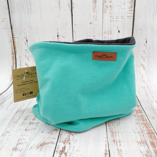 ADULTE - Cache-Cou (POLAR) Hiver – Turquoise