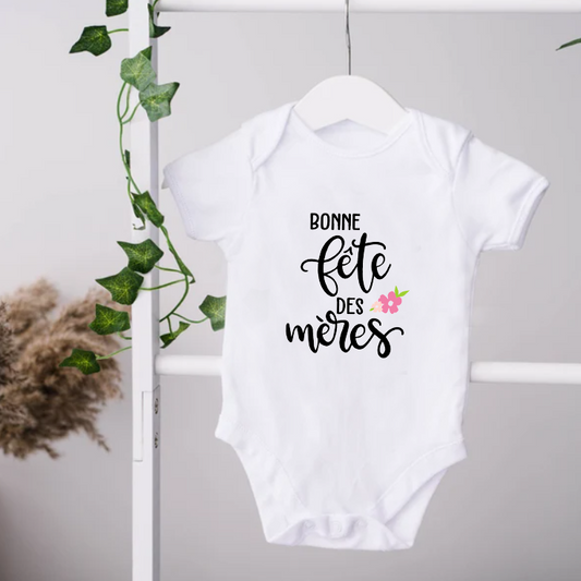 Cache-couche pour bébé - Bonne fête des mères - Fleurs