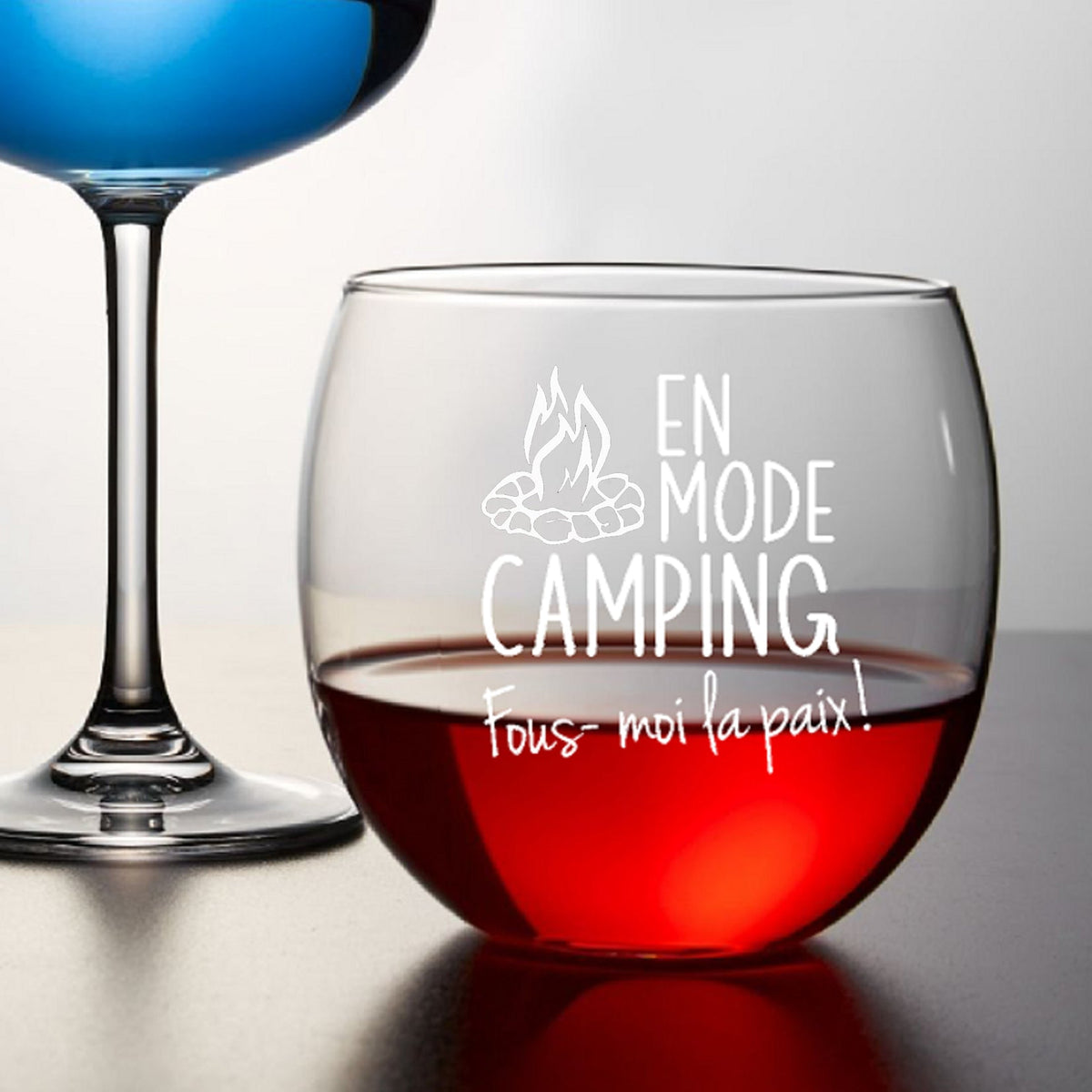 Décalque de vinyle - En mode CAMPING - Fous-moi la paix !