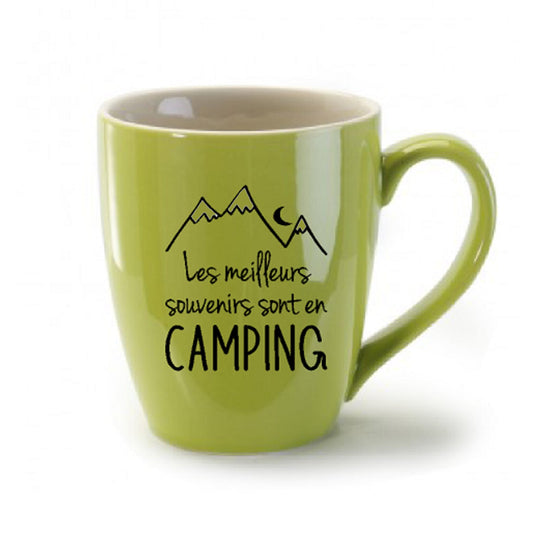 Décalque de vinyle - Les meilleurs souvenirs sont en camping !