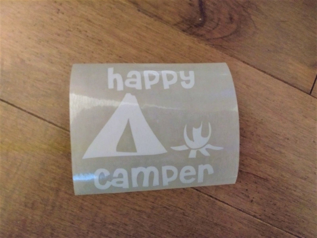 Décalque de vinyle - Happy camper