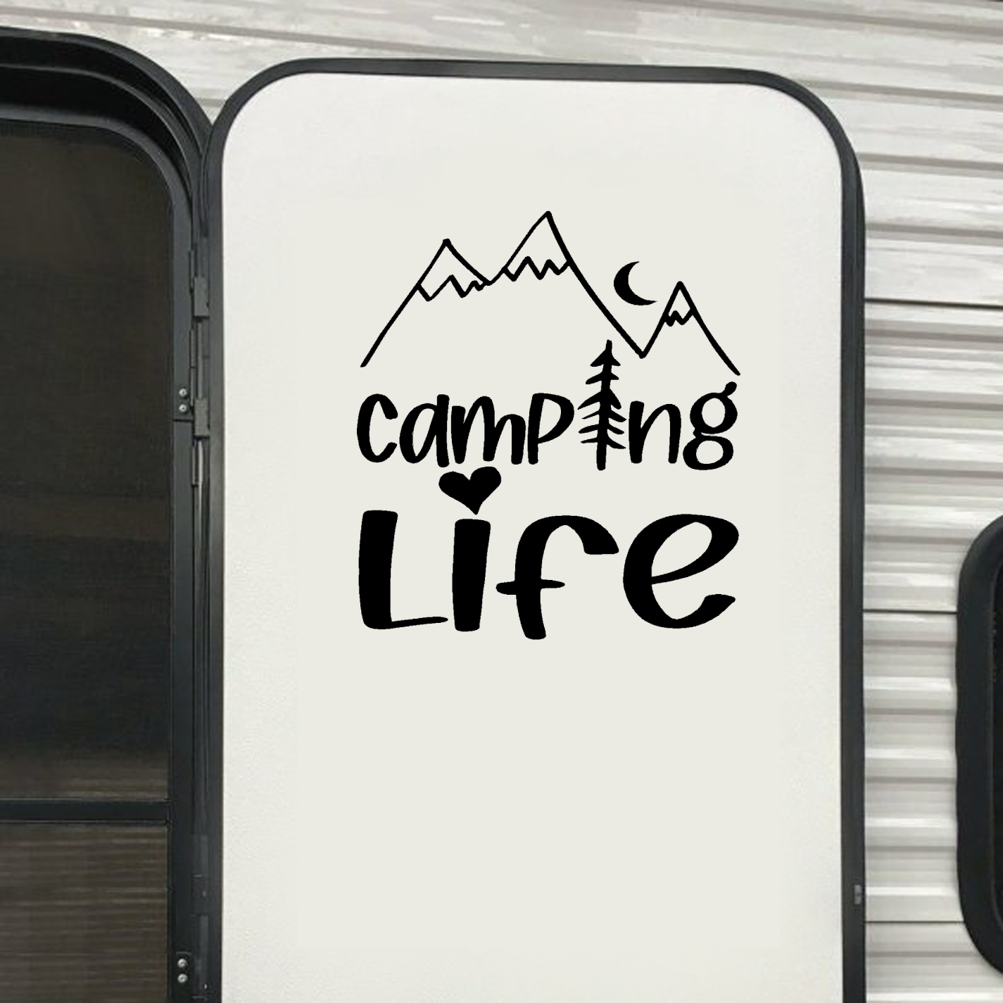 Décalque de vinyle - VR - Camping Life (PLUSIEURS FORMATS)
