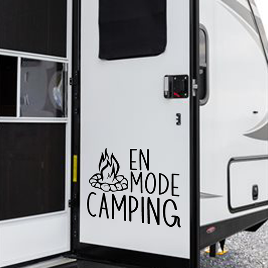 Décalque de vinyle - VR - En mode camping (PLUSIEURS FORMATS)